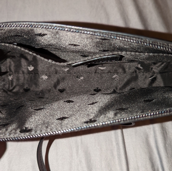 Kate Spade Greta Court Ramey Crossbody - Black Glitter - Picture 2 of 3